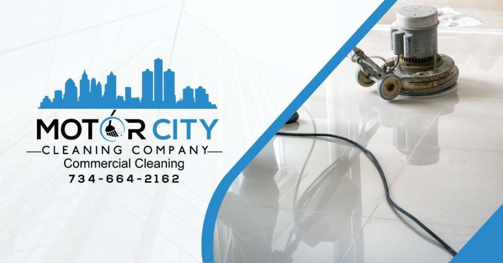 Professional commercial floor cleaning machine | Commercial cleaning near Livonia, MI | Motor City Cleaning Company